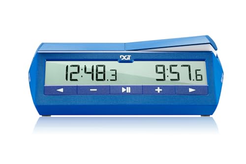 Digital Chess Clock Timer DGT 1500 for Fast-paced Chess Games (Blue)