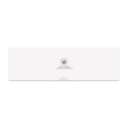 A&A Tournament Chess Set/ 20''x20'' Foldable Silicone Chess Board / 3.75'' King Height Plastic Quadruple Weighted Classic Staunton Pieces/Storage Bag for 6 Years Old - 2 Players