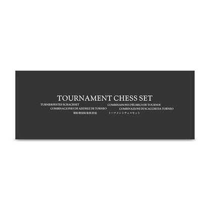 A&A Tournament Chess Set/ 20''x20'' Foldable Silicone Chess Board / 3.75'' King Height Plastic Quadruple Weighted Classic Staunton Pieces/Storage Bag for 6 Years Old - 2 Players