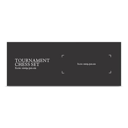 A&A Tournament Chess Set/ 20''x20'' Foldable Silicone Chess Board / 3.75'' King Height Plastic Quadruple Weighted Classic Staunton Pieces/Storage Bag for 6 Years Old - 2 Players