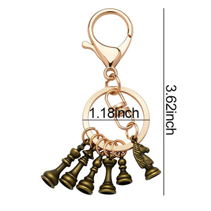 Chess Gifts Keychain for Men Women Birthday Gifts for Kids Son Daughter Chess Players Keychains for Car Keys Purse Backpack Accessories