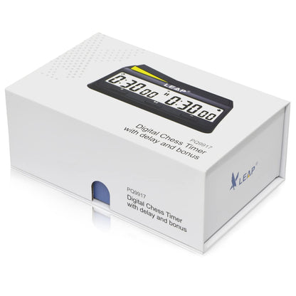 LEAP Chess Clock Digital Timer Advanced for Game and Chess Timer with Bonus & Delay Count down up Alarm