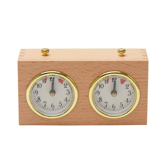 Professional Chess Clock Game Timer - International Analogue I-GO Count Up Count Down Timer, No Battery Needed