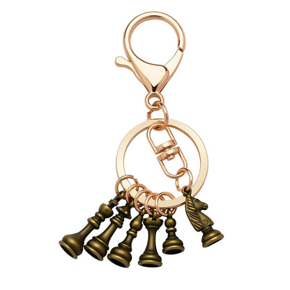 Chess Gifts Keychain for Men Women Birthday Gifts for Kids Son Daughter Chess Players Keychains for Car Keys Purse Backpack Accessories