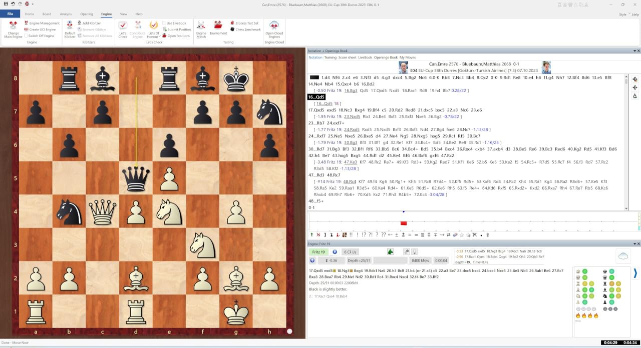 Fritz 19 Chess Playing Software Program bundled with Chess Success II Training Software for Windows PCs
