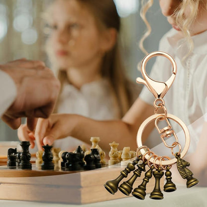Chess Gifts Keychain for Men Women Birthday Gifts for Kids Son Daughter Chess Players Keychains for Car Keys Purse Backpack Accessories