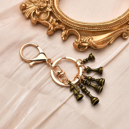 Chess Gifts Keychain for Men Women Birthday Gifts for Kids Son Daughter Chess Players Keychains for Car Keys Purse Backpack Accessories