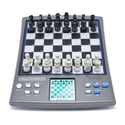 iCore Electronic Chess Set, Talking Computer Chess Board, 100 Preset Exercises, 5 Levels, 40 Famous Electronic Chess Games for Kids & Adults