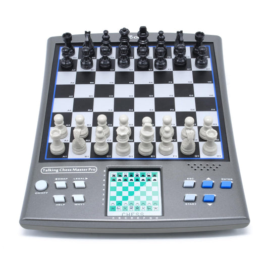 iCore Electronic Chess Set, Talking Computer Chess Board, 100 Preset Exercises, 5 Levels, 40 Famous Electronic Chess Games for Kids & Adults