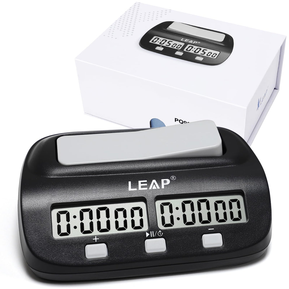 LEAP Chess Clock Digital Chess Timer Professional for Board Games Play ...