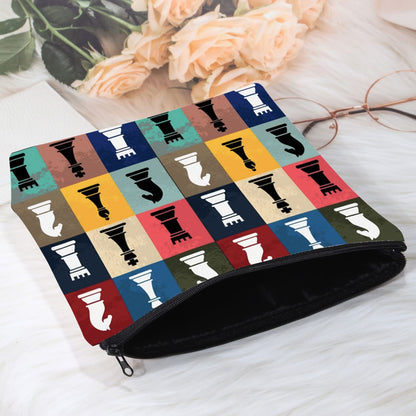 POFULL Chess Gift Funny Gift For Chess Players Chess Master Gift Chess Pieces Board Game Lover Cosmetic Bag (chess bag)