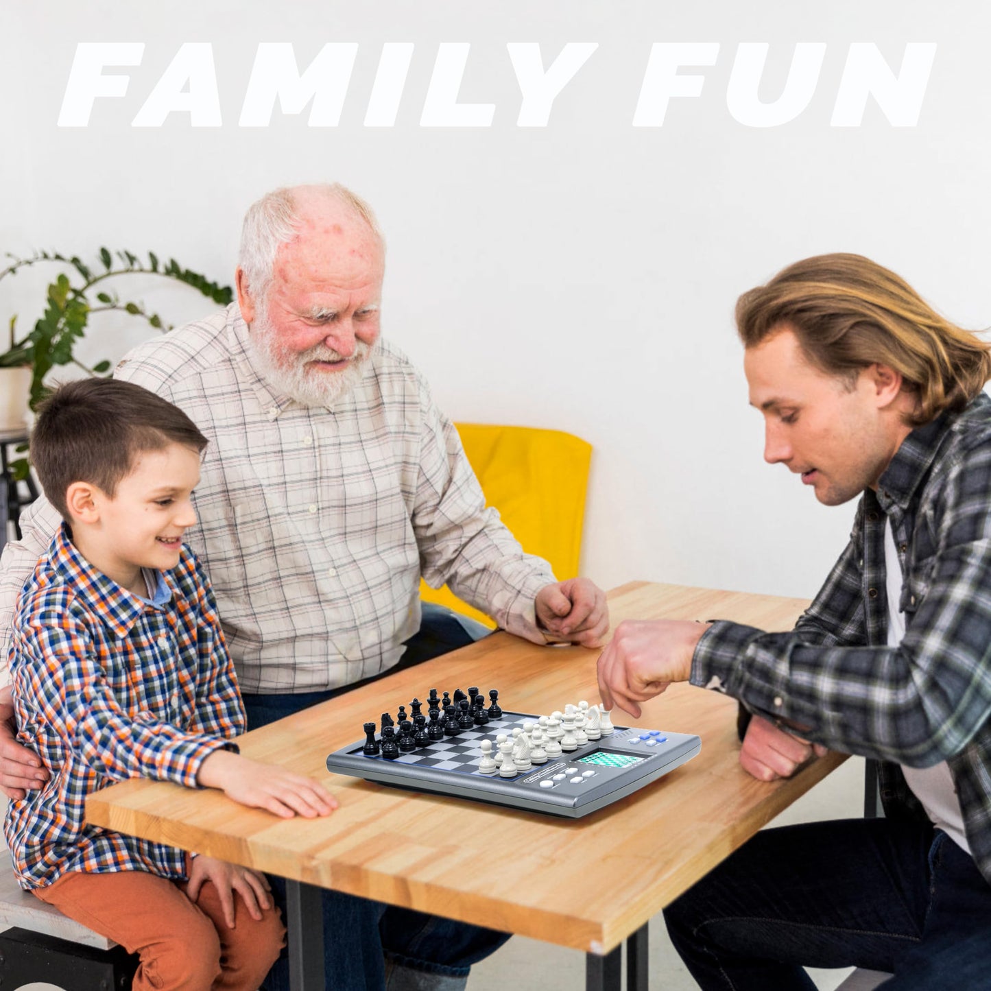 iCore Electronic Chess Set, Talking Computer Chess Board, 100 Preset Exercises, 5 Levels, 40 Famous Electronic Chess Games for Kids & Adults